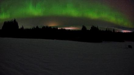 Homer Alaska Northern Lights Live Cam - Feb 19, 2026, 3:35am AKST