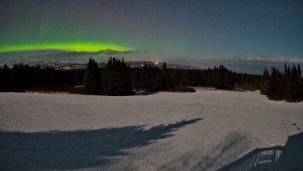 Homer Alaska Northern Lights Live Cam - Feb 24, 2026, 12:04am AKST