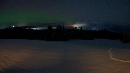 Homer Alaska Northern Lights Live Cam - Feb 13, 2026, 6:16am AKST