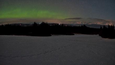 Homer Alaska Northern Lights Live Cam - Feb 25, 2026, 4:27am AKST