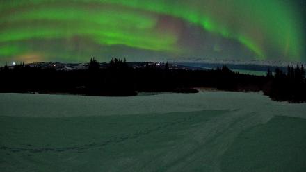 Homer Alaska Northern Lights Live Cam - Feb 21, 2026, 10:25pm AKST