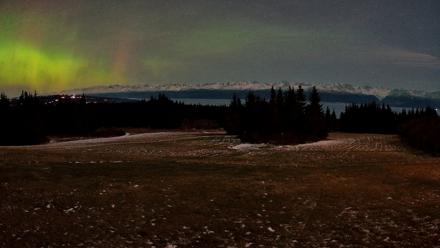 Homer Alaska Northern Lights Live Cam - Dec 12, 2025, 6:39am AKST