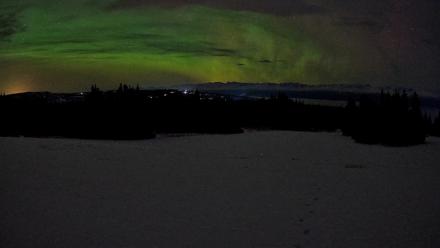 Homer Alaska Northern Lights Live Cam - Jan 24, 2026, 1:10am AKST