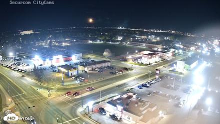 Lethbridge Alberta Watertower Live Webcam - Oct 16, 2026, 9:24pm MDT