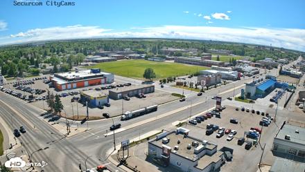 Lethbridge Alberta Watertower Live Webcam - Jun 7, 2026, 3:55pm MDT