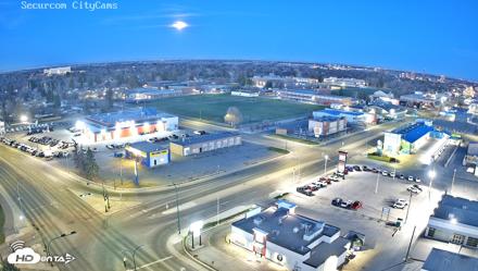 Lethbridge Alberta Watertower Live Webcam - May 3, 2026, 5:29am MDT
