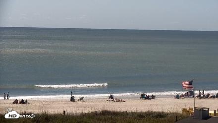 Boulineaus Cherry Grove Beach Live Cam - Sep 25, 2026, 12:30pm EDT