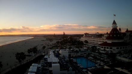 Hotel Del Coronado 4K Fixed Live Cam - Mar 1, 2026, 5:40pm PST