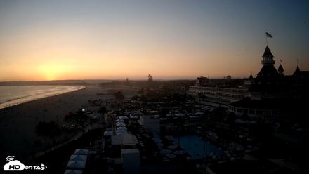 Hotel Del Coronado 4K Fixed Live Cam - Aug 8, 2026, 7:40pm PDT