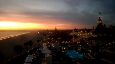Hotel Del Coronado 4K Fixed Live Cam - Mar 27, 2026, 7:19pm PDT