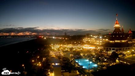 Hotel Del Coronado 4K Fixed Live Cam - Jul 2, 2026, 8:39pm PDT