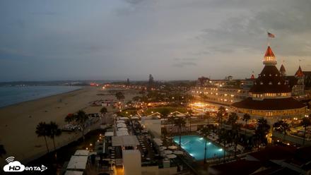 Hotel Del Coronado 4K Fixed Live Cam - Aug 7, 2026, 5:52am PDT