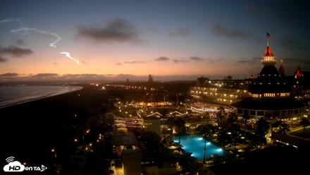 Hotel Del Coronado 4K Fixed Live Cam - Jul 31, 2026, 8:19pm PDT