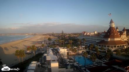 Hotel Del Coronado 4K Fixed Live Cam - Sep 19, 2026, 7:11am PDT