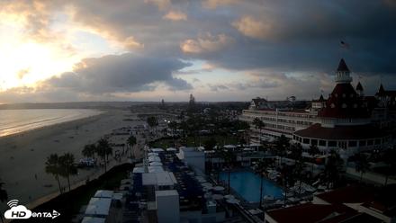 Hotel Del Coronado 4K Fixed Live Cam - Sep 16, 2026, 6:38pm PDT