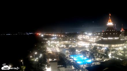Hotel Del Coronado 4K Fixed Live Cam - Sep 1, 2026, 8:37pm PDT
