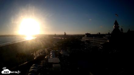 Hotel Del Coronado 4K Fixed Live Cam - Jun 22, 2026, 7:28pm PDT