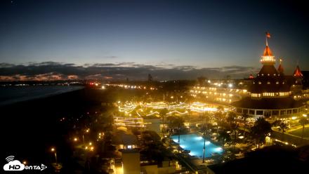 Hotel Del Coronado 4K Fixed Live Cam - Jul 2, 2026, 8:42pm PDT