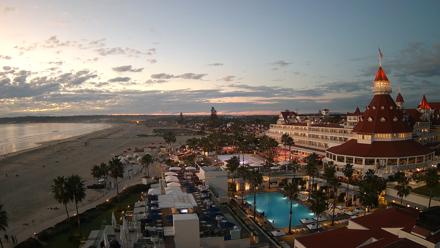 Hotel Del Coronado 4K Fixed Live Cam - Jan 6, 2026, 5:13pm PST