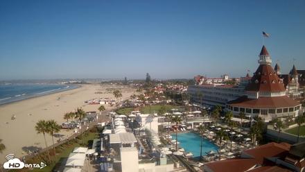 Hotel Del Coronado 4K Fixed Live Cam - Jul 19, 2026, 8:31am PDT