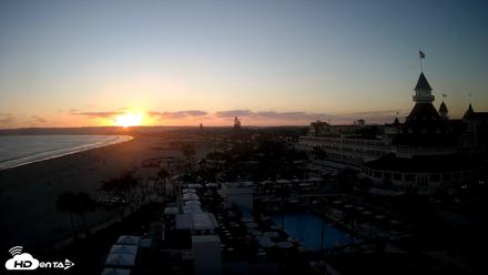 Hotel Del Coronado 4K Fixed Live Cam - Jul 2, 2026, 7:56pm PDT