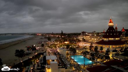 Hotel Del Coronado 4K Fixed Live Cam - Oct 11, 2026, 6:37pm PDT