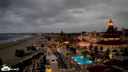 Hotel Del Coronado 4K Fixed Live Cam - Oct 11, 2026, 6:35pm PDT