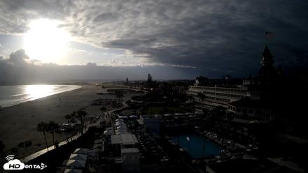 Hotel Del Coronado 4K Fixed Live Cam - May 26, 2026, 6:35pm PDT