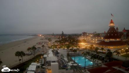 Hotel Del Coronado 4K Fixed Live Cam - Jul 9, 2026, 5:39am PDT