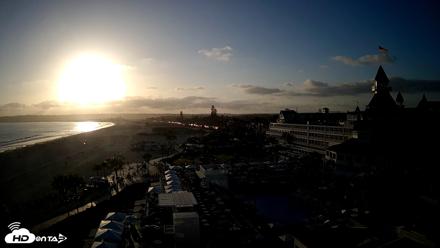 Hotel Del Coronado 4K Fixed Live Cam - Jun 7, 2026, 7:15pm PDT