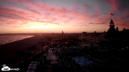 Hotel Del Coronado 4K Fixed Live Cam - Jun 11, 2026, 8:10pm PDT