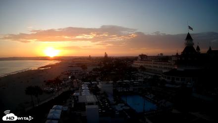 Hotel Del Coronado 4K Fixed Live Cam - Jul 12, 2026, 7:52pm PDT