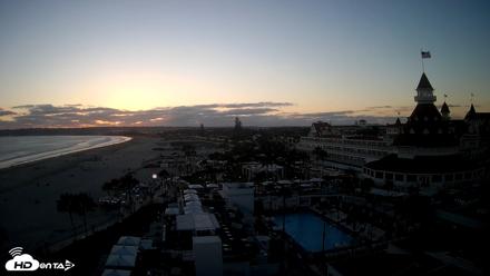 Hotel Del Coronado 4K Fixed Live Cam - Jun 20, 2026, 7:52pm PDT