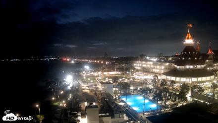 Hotel Del Coronado 4K Fixed Live Cam - Aug 5, 2026, 8:27pm PDT