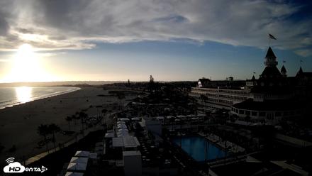 Hotel Del Coronado 4K Fixed Live Cam - Apr 29, 2026, 6:39pm PDT