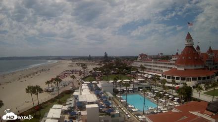 Hotel Del Coronado 4K Fixed Live Cam - Jun 23, 2026, 2:39pm PDT