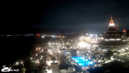Hotel Del Coronado 4K Fixed Live Cam - Jun 17, 2026, 10:27pm PDT