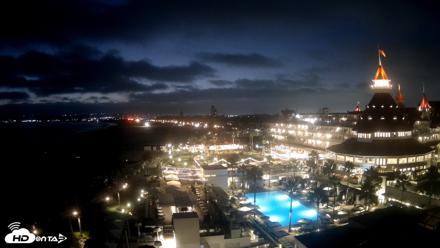 Hotel Del Coronado 4K Fixed Live Cam - Aug 2, 2026, 8:30pm PDT