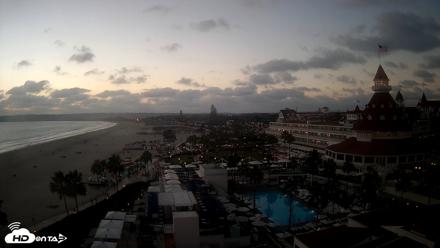 Hotel Del Coronado 4K Fixed Live Cam - Sep 18, 2026, 6:57pm PDT