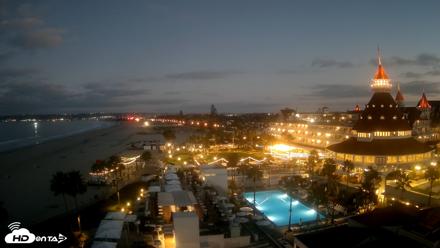 Hotel Del Coronado 4K Fixed Live Cam - Sep 4, 2026, 6:01am PDT