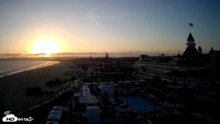 Hotel Del Coronado 4K Fixed Live Cam - Jul 23, 2026, 7:41pm PDT