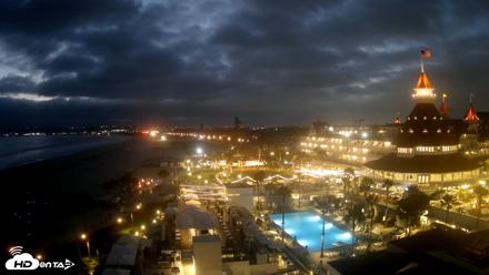 Hotel Del Coronado 4K Fixed Live Cam - Jun 17, 2026, 8:33pm PDT