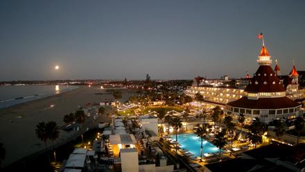 Hotel Del Coronado 4K Fixed Live Cam - Feb 1, 2026, 6:19am PST