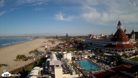 Hotel Del Coronado 4K Fixed Live Cam - Jun 12, 2026, 7:29am PDT