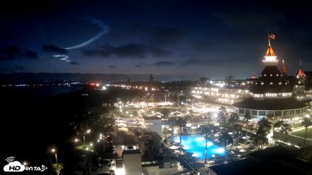 Hotel Del Coronado 4K Fixed Live Cam - Jul 31, 2026, 8:37pm PDT