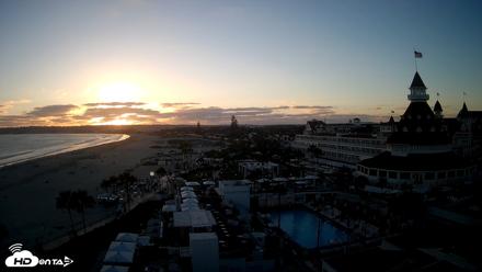 Hotel Del Coronado 4K Fixed Live Cam - Jun 20, 2026, 7:42pm PDT