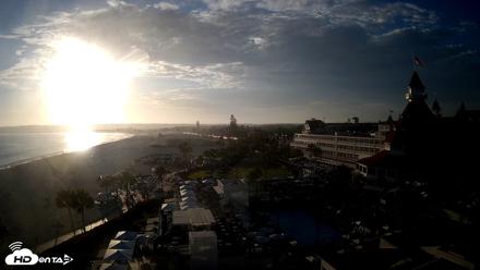 Hotel Del Coronado 4K Fixed Live Cam - Jul 12, 2026, 7:11pm PDT