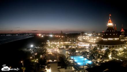 Hotel Del Coronado 4K Fixed Live Cam - Aug 7, 2026, 8:25pm PDT