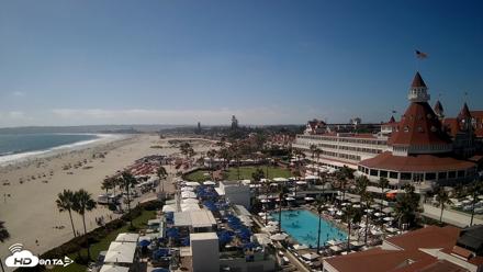 Hotel Del Coronado 4K Fixed Live Cam - Jul 29, 2026, 3:57pm PDT