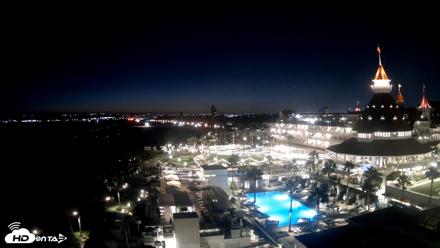 Hotel Del Coronado 4K Fixed Live Cam - Jul 21, 2026, 8:55pm PDT